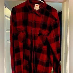 Levi’s Buffalo check Cotton Flannel XLT